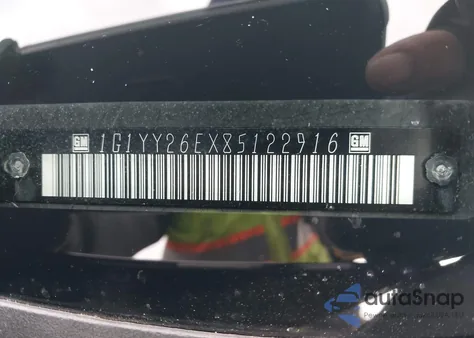 2008 Chevrolet Corvette Z06 Hardtop z USA, uszkodzony, nr VIN 1G1YY26EX85122916